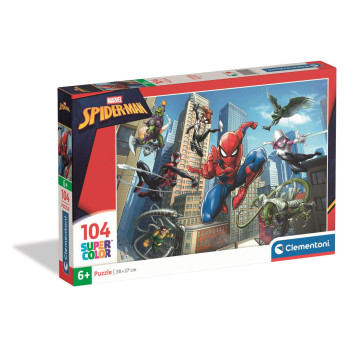 Puzzle 104 el. Super Color Spider-Man Clementoni dla dzieci 6+