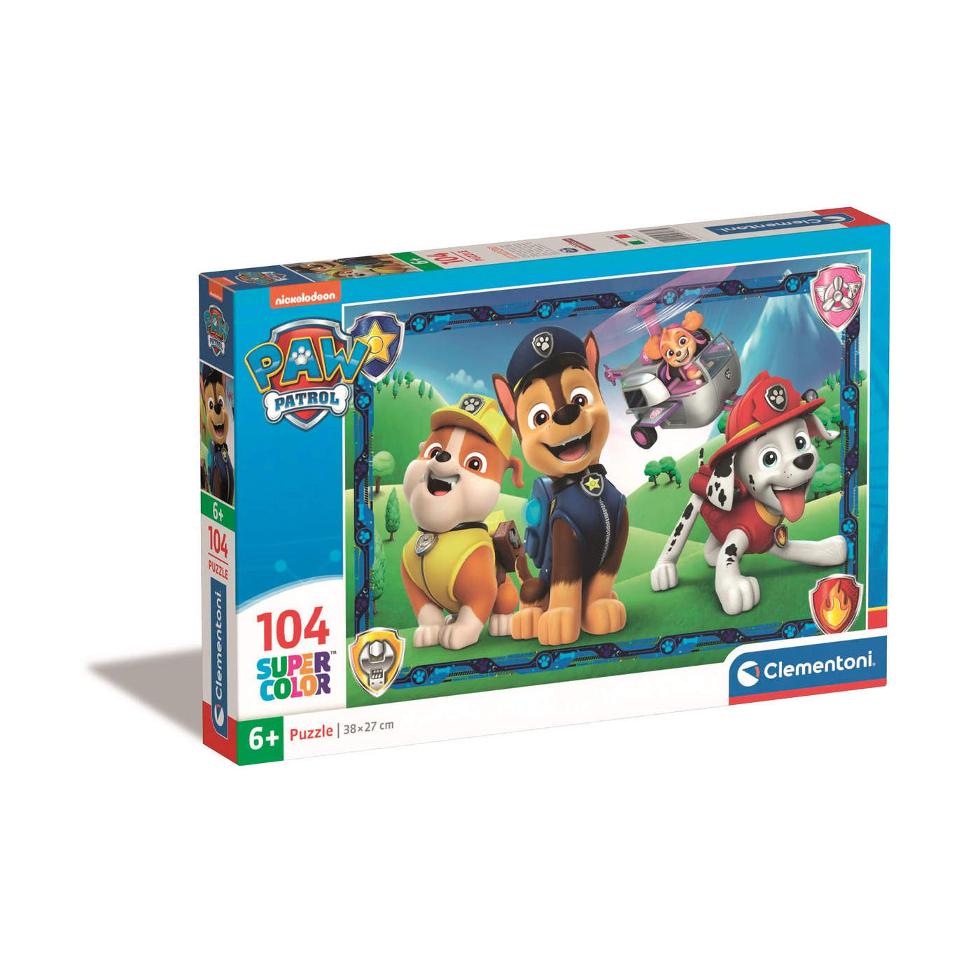 Puzzle 104 el. Super Color Psi Patrol Clementoni dla dzieci 6+