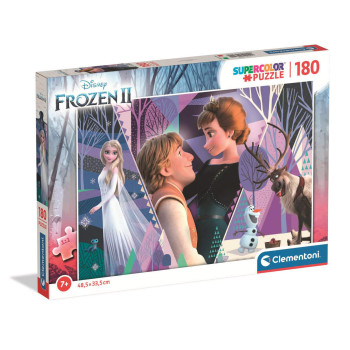 Puzzle 180 el. Super Color Kraina Lodu Clementoni dla dzieci 7+