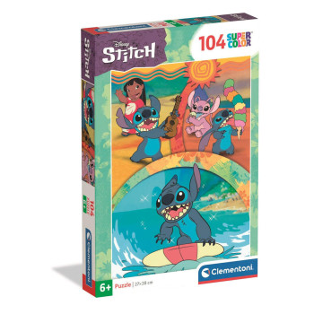 Puzzle 104 el. Super Color Stitch Clementoni – wzór 25042