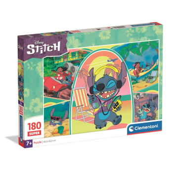 Puzzle 180 el. Super Color Stitch Clementoni dla dzieci 7+