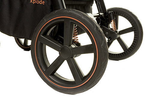 Wozek spacerowy z amortyzatorami Xplode