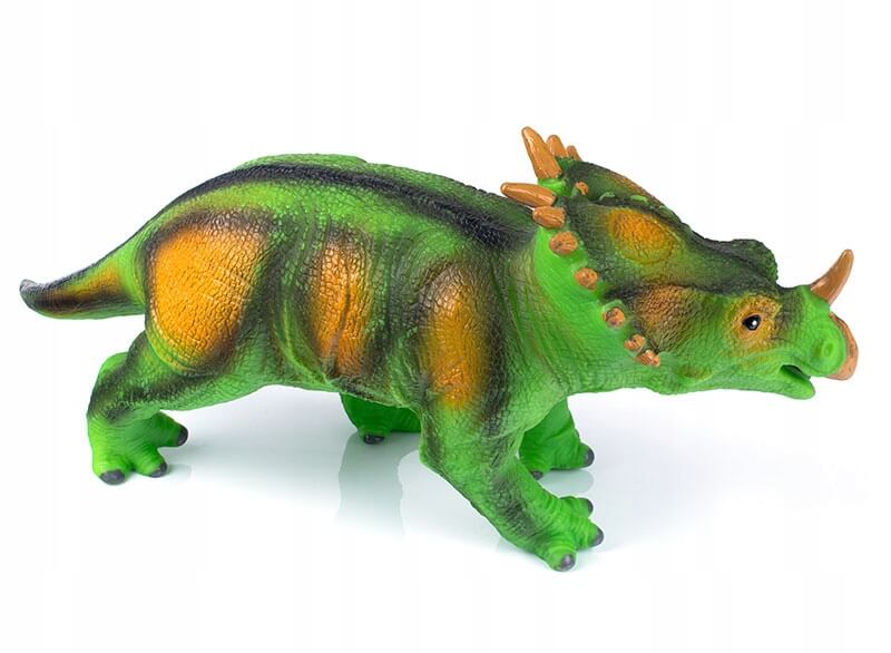 Triceratops Figurka dinozar gumowa zabawka dla dziecka