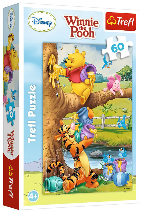 Puzzle Kubuś Puchatek dla 4 letniej dziewczynki