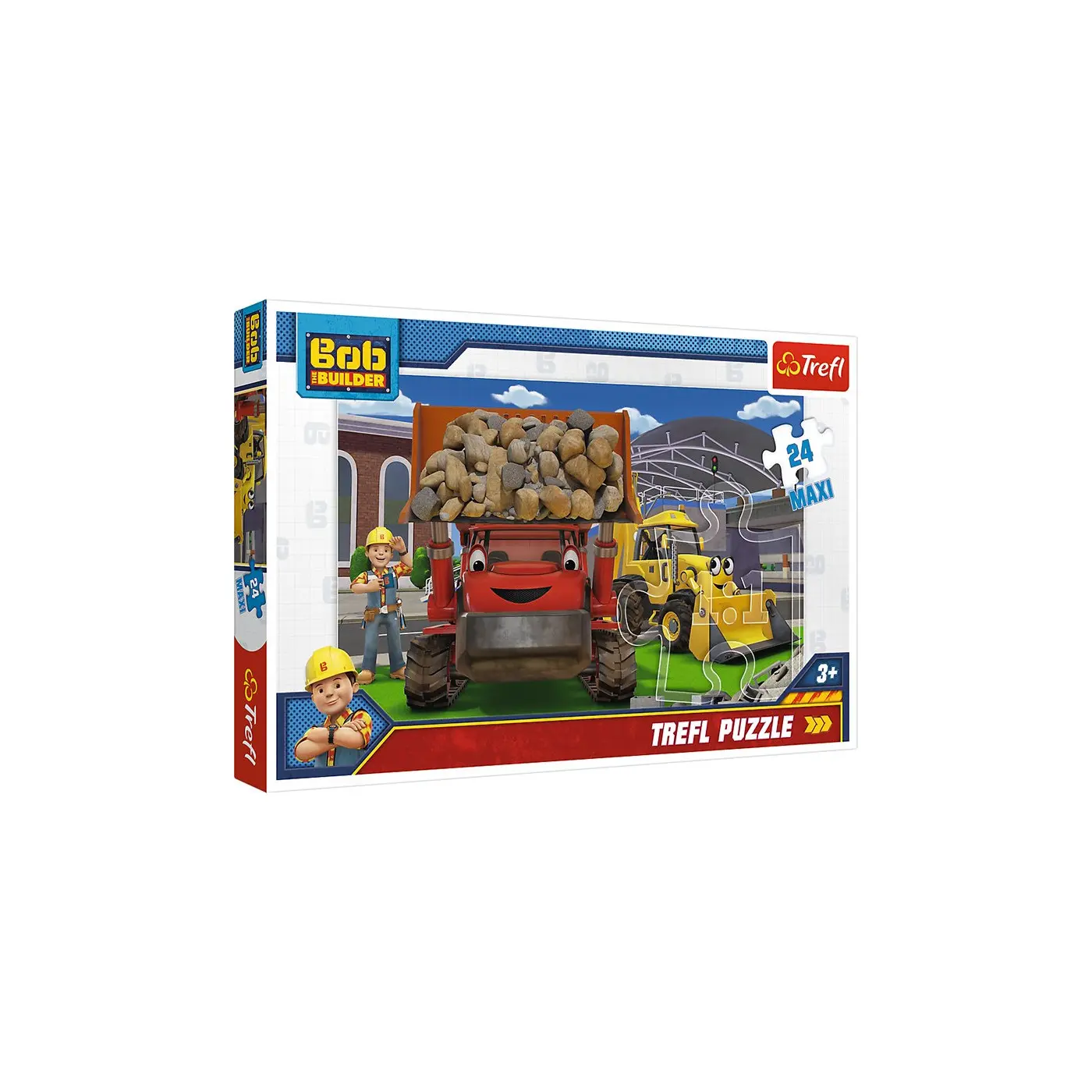Trefl Puzzle 24 el. MAXI | Bob Budowniczy Damy rade! puzzle z motywem bajkowym
